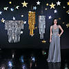 9" Gold Metallic Stars - 12 Pc. Image 2