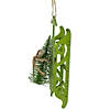 9-Inch Tree on Green Wood Sled Christmas Ornament Image 3