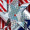 9" Jumbo Patriotic Stars & Stripes Prismatic Plastic Pinwheels &#8211; 12 Pc. Image 2