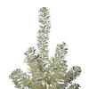 9' Metallic Platinum Artificial Tinsel Christmas Tree - Unlit Image 3