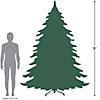 9' Metallic Platinum Artificial Tinsel Christmas Tree - Unlit Image 4