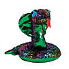 9" Metallic Standing Stuffed King Cobra Snake Image 1