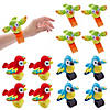9" Multicolor Hugging Stuffed Bird Slap Bracelets &amp;#8211; 12 Pc. Image 1