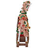 9" Musical Merry Christmas Rocking Horse Figure Image 4