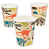 9 oz. Dino Dig T-Rex, Triceratops & Brontosaurus Disposable Paper Cups - 8 Ct. Image 1