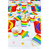 9 oz. Lotsa Pops Rainbow Color Disposable Paper Cups - 8 Ct. Image 1