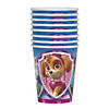 9 oz. Paw Patrol&#8482; Skye Pink Disposable Paper Cups - 8 Ct. Image 1