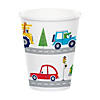 9 oz. Transportation Time Party Disposable Paper Cups - 8 Ct. Image 1