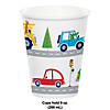 9 oz. Transportation Time Party Disposable Paper Cups - 8 Ct. Image 1