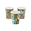 9 oz. Wild Encounters Zoo Animals Disposable Paper Cups - 8 Ct. Image 1