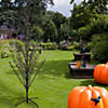 9' Pre-Lit Black Cascade Outdoor Halloween Twig Tree  Orange Lights Image 2