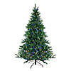 9' Pre-Lit Instant Connect Noble Fir Artificial Christmas Tree - Multicolor LED Lights Image 1
