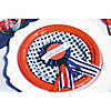 9" Red Disposable Plastic Dinner Plates - 20 Ct. Image 1