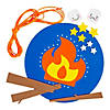 9" S'More Campfire Lacing Craft Kit - Makes 12 Image 1