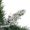 9' x 10" Pre-lit Flocked Madison Pine Artificial Christmas Garland  Clear Lights Image 1