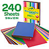 9" x 12" Bulk 240 Pc. Crayola<sup>&#174;</sup> Construction Paper in 12 Colors Image 3