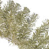 9' x 12" Metallic Champagne Gold Artificial Christmas Tinsel Garland - Unlit Image 2