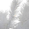 9' x 14" Pre-Lit White Alaskan Pine Artificial Christmas Garland  Warm White LED Lights Image 4