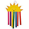 9&quot; x 15&quot; Paper Plate Sun with Rainbow Rays Craft Kit - Makes 12 Image 1