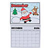 9&quot; x 6 3/4&quot; Color Your Own 2026 Cardstock Calendar with Spiral Binding Image 1