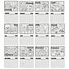 9&quot; x 6 3/4&quot; Color Your Own 2026 Cardstock Calendar with Spiral Binding Image 2