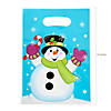 9" x 6" Christmas Party Characters Plastic Goody Bags - 36 Pc. Image 1