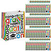 9" x 7 1/2" Medium Cheers to the Grad Paper Gift Bags - 60 Pc. Image 1