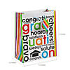 9" x 7 1/2" Medium Cheers to the Grad Paper Gift Bags - 60 Pc. Image 1