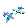 9&quot; x 9&quot; DIY STEAM Design Your Own Plane &amp; Glider Kit - 10 Pc. Image 2
