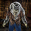 90" Animated Hulking Werewolf in Shirt & Pants Halloween Decoration Image 1