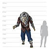 90" Animated Hulking Werewolf in Shirt & Pants Halloween Decoration Image 2