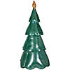 90" Blow-Up Inflatable Mixed Media Green Christmas Tree with Built-In LED Lights Outdoor Yard Decoration Image 1