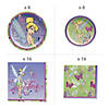 90 Pc. Disney’s Tinkerbell Party Disposable Tableware Kit for 8 Guests Image 1