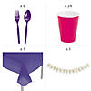 90 Pc. Disney’s Tinkerbell Party Disposable Tableware Kit for 8 Guests Image 2