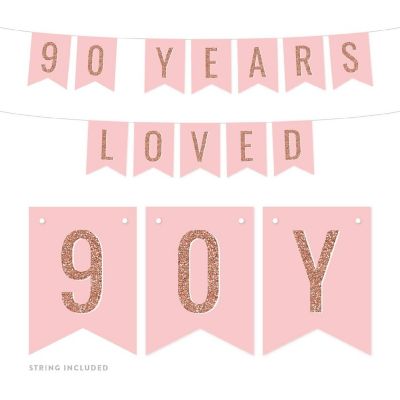 90 Years Loved 4x5.5IN Banner Image 1