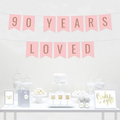 90 Years Loved 4x5.5IN Banner Image 1