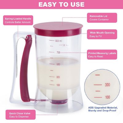 900ML Cup Cake Batter Dispenser Image 2