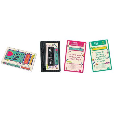 90s Music Trivia Card Game Image 1