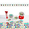 91 Pc. 90th Birthday Burst Party Tableware Kit for 8 Guests Image 1