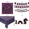 94 Pc. Dragon Party Disposable Tableware Kit for 8 Guests Image 2