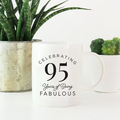 95 Years Awesome Ceramic Mug Image 1