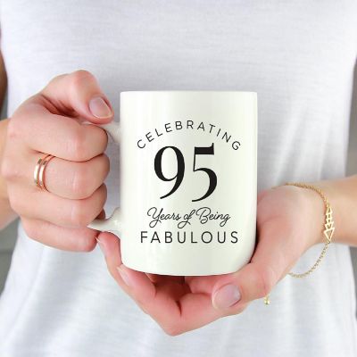 95 Years Awesome Ceramic Mug Image 1