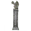 96" Oversized Gargoyle Pillar Animated Halloween Prop Image 1