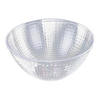 96 oz. Clear Diamond Design Round Disposable Plastic Bowls (22 Bowls) Image 1