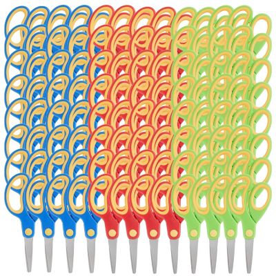 96 Pack Blunt Tip Scissors - Classroom Scissors Bulk Pack for Student Crafts, DIY Art Projects (5 Inch) Image 1