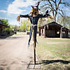 96" Staked Scarecrow Animated Halloween Prop Image 1