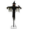 96" Staked Scarecrow Animated Halloween Prop Image 4