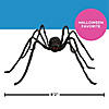 98 1/2" Large Poseable Hairy Black Spider Halloween Decoration Image 2