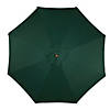9ft Outdoor Patio Market Umbrella with Wooden Pole, Green Image 2