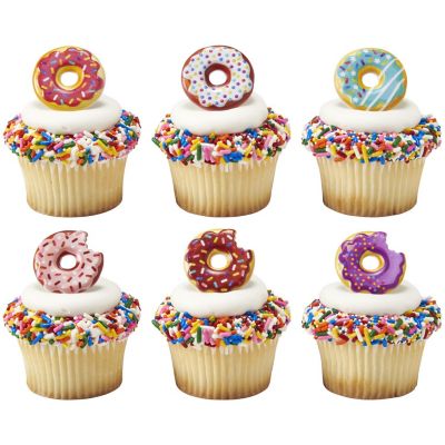 A Birthday Place Donut Cupcake Ring  12ct Image 1